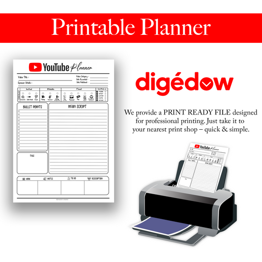 Plan to be Famous – The Ultimate YouTube Creator Planner